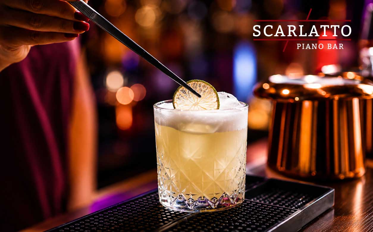 Coctel de autor en Scarlatto Piano Bar